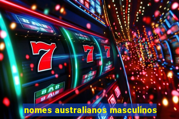 nomes australianos masculinos